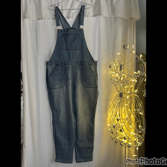 No Boundaries Denim - No Boundaries Blue Denim Women’s Overalls